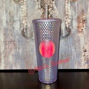 Starbucks 2023 Summer Dichroic Unicorn Studded Bling Venti Cup Tumbler